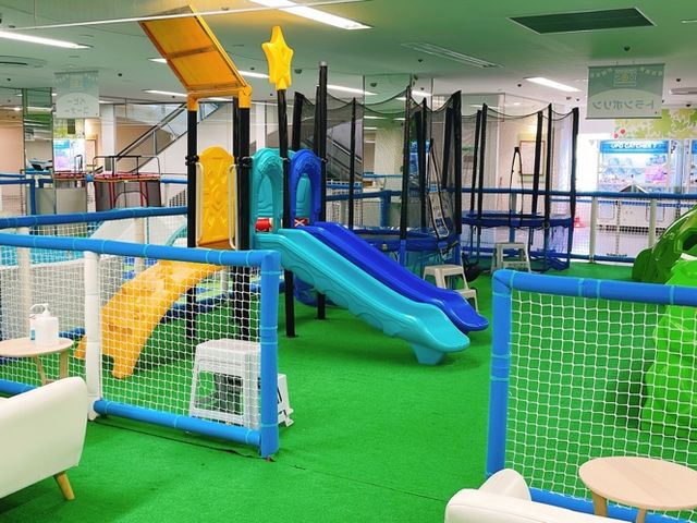 屋内の遊び場!だから暑い日も寒い日も雨の日も天気を気にせずゆっくり遊べる全天候型屋内遊園地。_キッズランドUS 埼玉越谷店