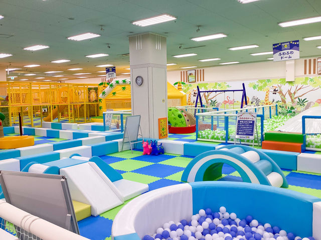 幼児、小学生のお子様もパパもママも家族みんなで楽しいキッズパークです。_キッズランドUS 山口店