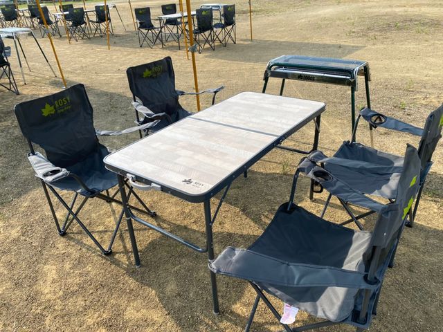 手ぶらBBQセット(^^)/
イス・テーブル・グリル・タープご利用いただけます。_SHINODA BASE