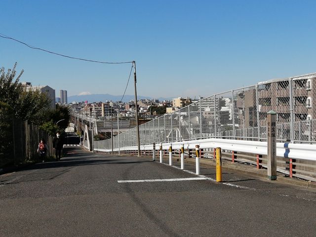 起伏が激しい大田区馬込地区は、江戸城建設候補地にも挙がったとか?天気がいいと富士山も望めます。(土曜午前ツアーにて)_株式会社ビュンビュンツアーズ