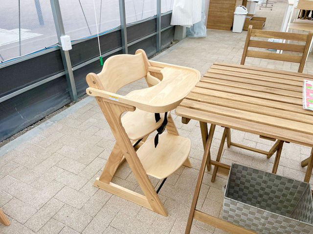 お子様用の椅子もご用意あります!_ささやまベリー1