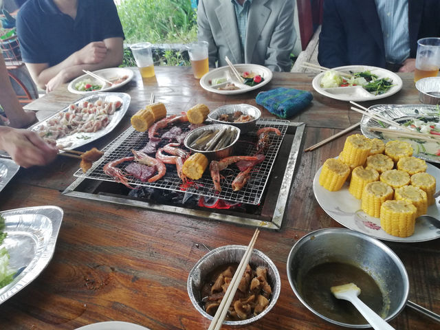 テラスBBQ席_大地の恵み