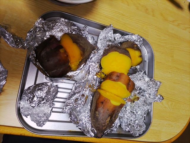 サツマイモ 安納芋のアルミ焼き
_西田農園