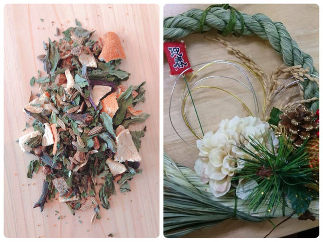 お正月用しめ飾りとハーブとスパイスのお屠蘇造り体験_HERBALGUIDE