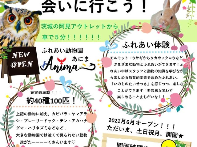 約60種200匹が暮らしています!_ふれあい動物園 ANIMA