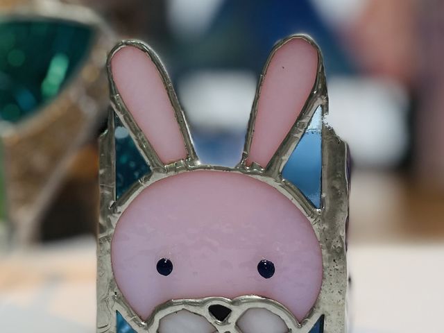 ワークショップの一つ。兎年の今年はウサギのキャンドルランプ_アミ工房