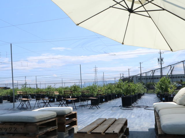 日陰もありますので、暑い日はゆっくり休んで下さい!_MILAND FARM