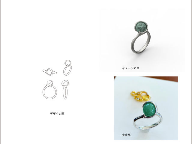 リフォームジュエリーや宝石、オリジナルのジュエリーをお客様の声を直接聞き、デジタルデザインにしてメールにてご提案。遠距離でも承ります。_Jewelry Coseete