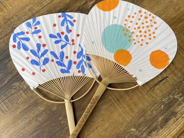 夏は和紙のうちわ絵付け体験も開催_体験工房クラフトカフェ川越