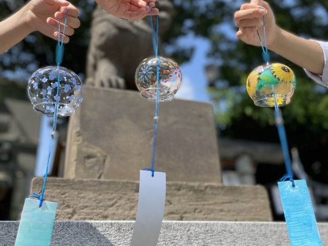 人気のガラスの風鈴絵付体験_体験工房クラフトカフェ川越