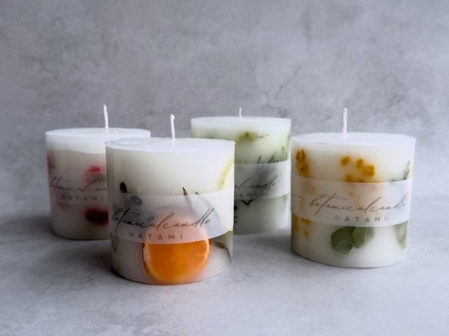 好きな花々を選べる『ボタニカルキャンドル』作り体験_Botanicaflower SCHOOL