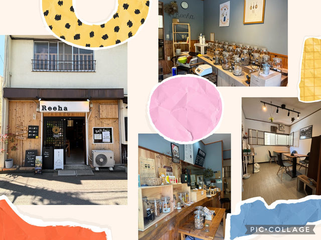 おしゃれな量り売りショップReeha様店内で開催_己書はなまる道場 Reeha幸座