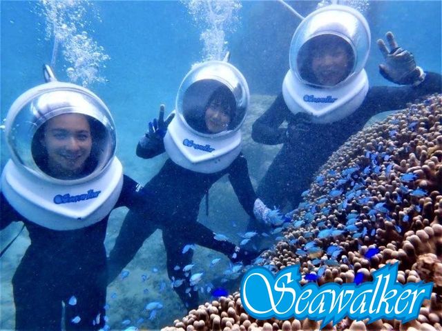 海中を自由にシーウォーカーで満喫_石垣島 S・K・H マリン
