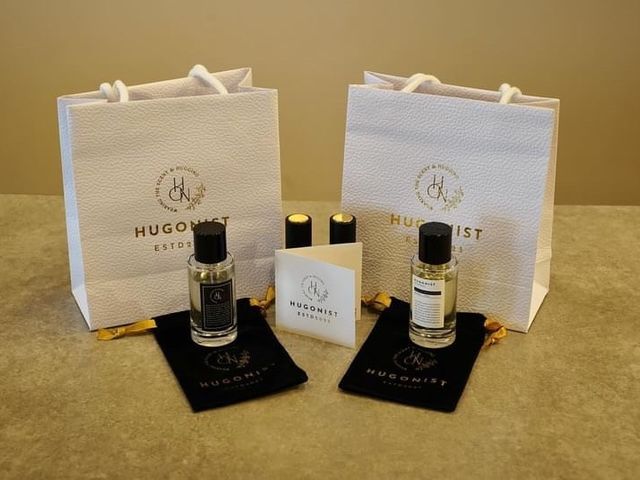 体験時に持ち帰りできる香水のセット_HUGONIST新栄本店