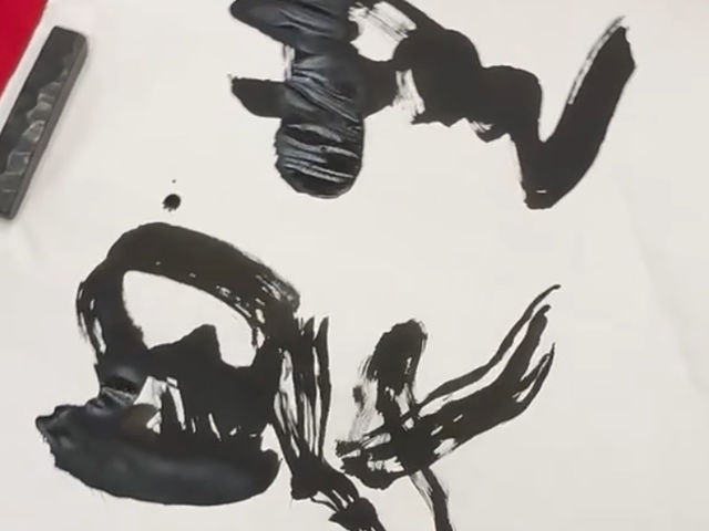 1メーター作品に挑戦。恐れのない世界。観音様の世界観。_和堂書院Wadoshoin