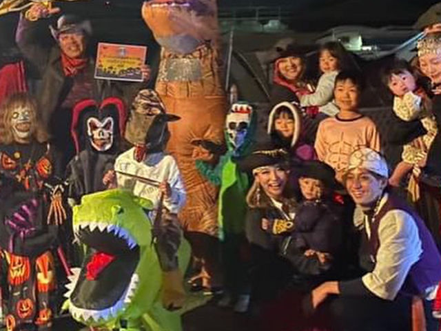 毎年ハロウィンパーティ10月の最後の土曜日に開催予定です。_サンビレッジ金谷キャンプ場