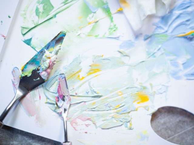 役目を終えたパレットも映えポイント_artshop The Gift