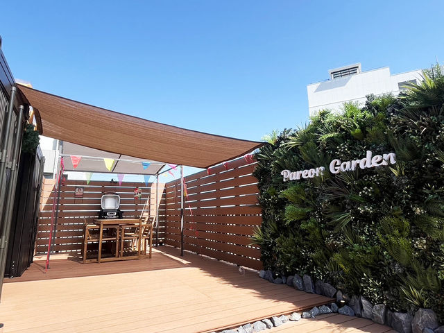 開放感たっぷりの屋上テラスでリフレッシュ_Pareon Garden