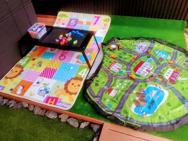 ご要望に応じて、小さいお子様の遊びスペースもご用意可能_Pareon Garden