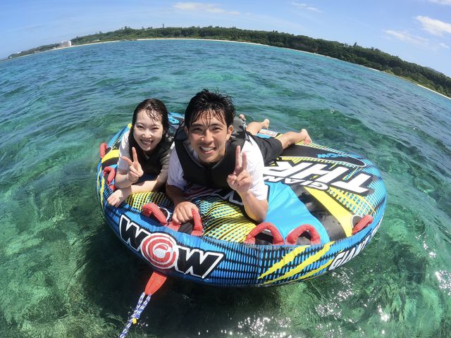 Goproを無料で貸出しております。素敵な写真をたくさん撮影してくださいね。_マリンショップアウル今帰仁店