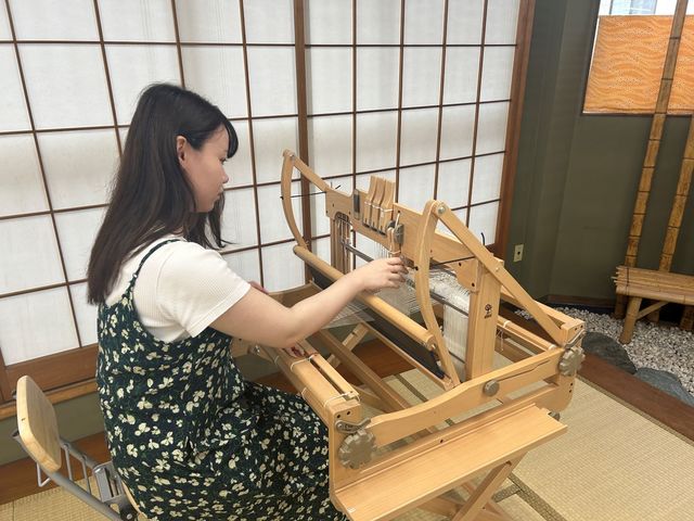 手織り体験 お守り作り_手織り体験 おりなみ 浅草店