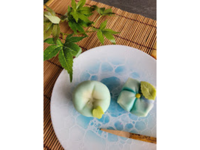 錬りきり体験レッスン・7月_あんこのお花のお菓子教室 花散里