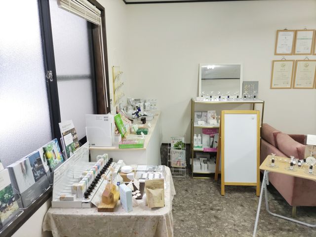 アロマ雑貨の販売もあります_アロマの教室 Kianu