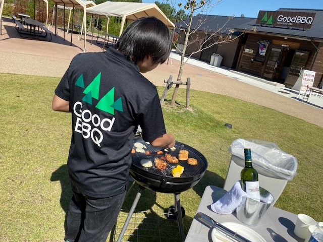 準備片付け・火つけはスタッフにお任せ♪_GoodBBQ山田池