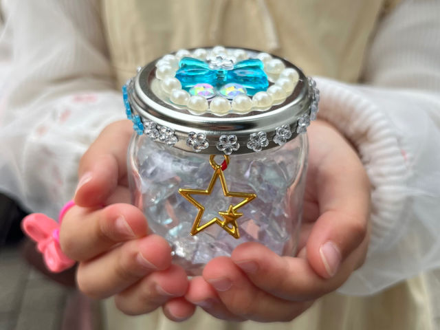 かわいくできたキャンドルと一緒に写真撮影タイム_元小学校の先生が教えるキャンドル教室 with candle
