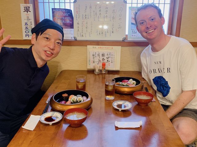 体験後には宍道湖産しじみ汁と共に実食!自分で握ったお寿司を堪能_あやこまち