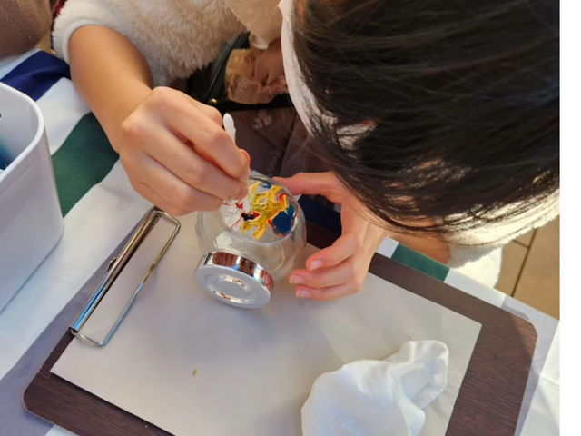 色塗り感覚で、どんどん楽しくて、手が止まりません※体験作品とは違う作品になります_ホタルishi