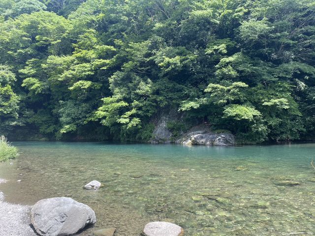 近くにキレイな川が流れています!_ごきげんブルーベリーファーム