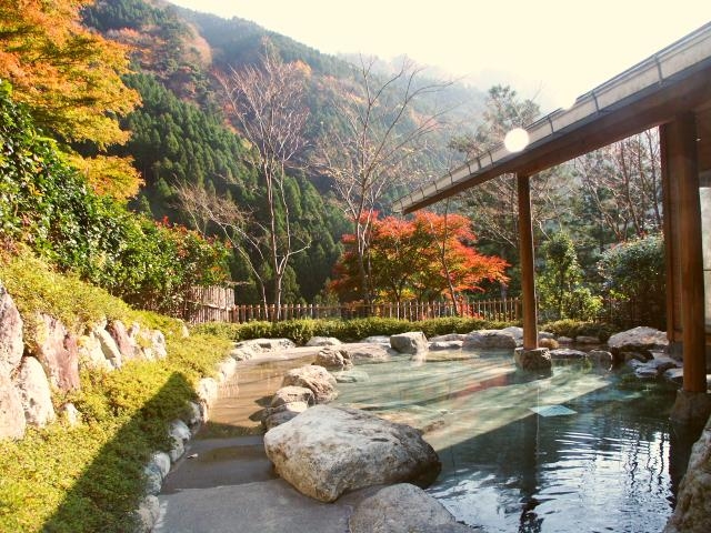 露天風呂_奥山温泉