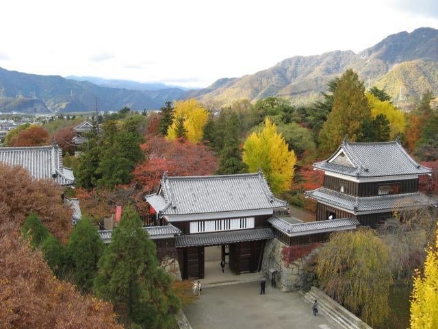 上田城の紅葉の写真1