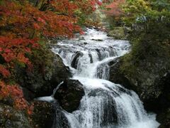 三階滝公園の紅葉の写真1