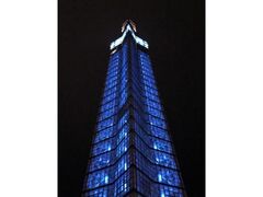道の駅あきた港ポートタワーセリオン ブルーライトアップの写真1