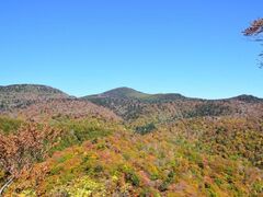 土湯峠の紅葉の写真1