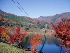 塩原温泉郷の紅葉の写真1