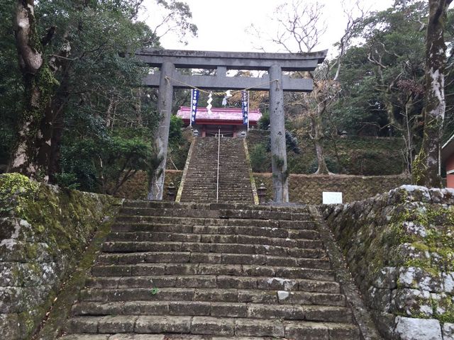 山らしい石段_野間岳