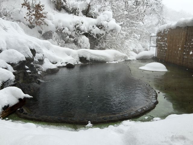 雪見露天風呂_杣温泉旅館