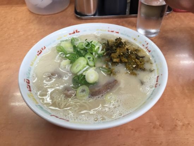 長浜ラーメン(普通)_長浜ナンバーワン 祇園店