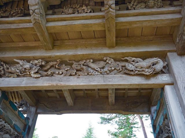 山門の彫刻_本法寺