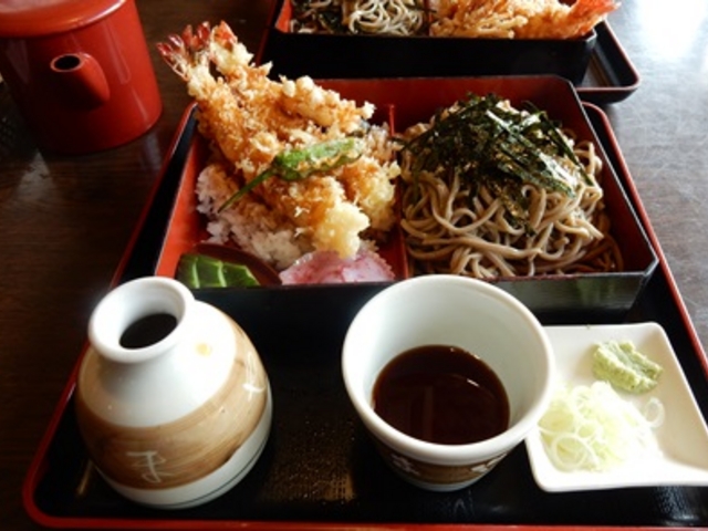 天丼とそばのセット_くるまや国道店