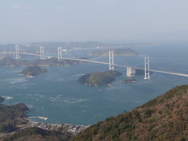 しまなみ三連吊橋_亀老山展望公園