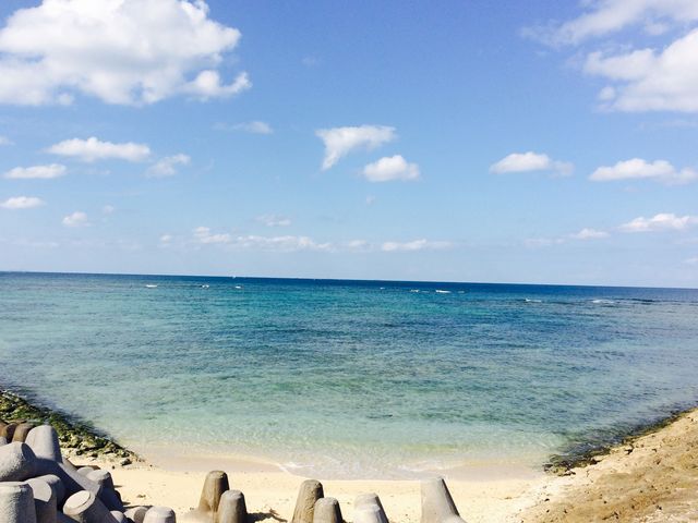 すぐ隣にあるビーチです_沖縄コンベンションセンター