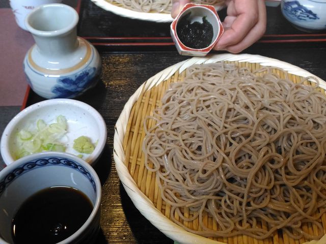 ざるそばです_そば処橋本