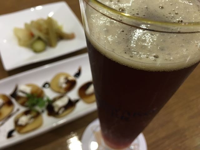 いぶりがっことビール_田沢湖 ビールブルワリーレストラン