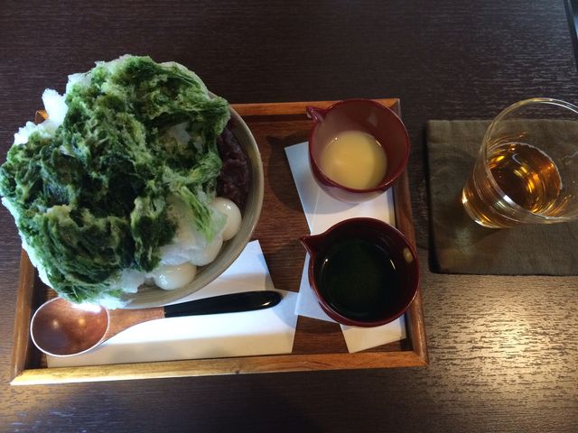宇治金時がオススメ_茶楽 かぐや