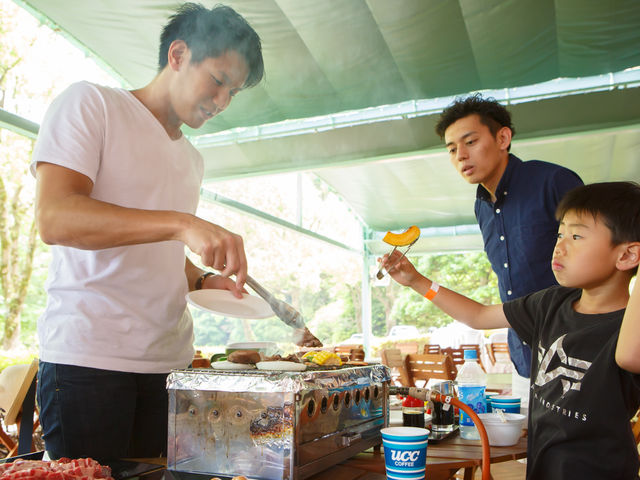 リソル生命の森でBBQでお昼。
食べきれない程_Sport & Do Resort リソルの森