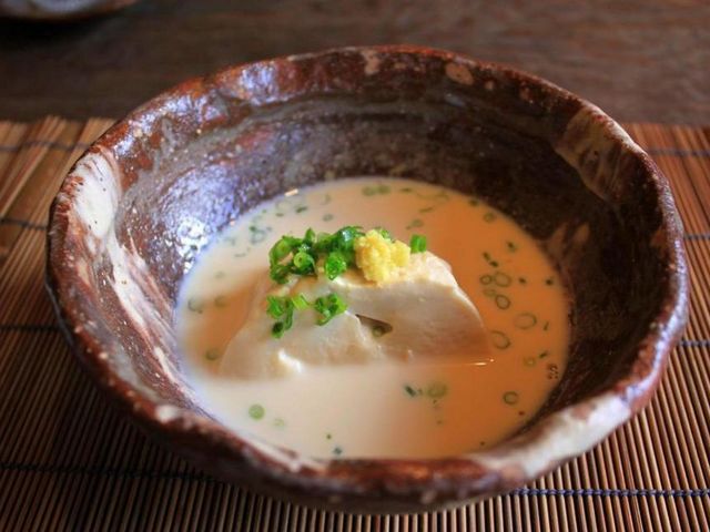 豆乳豆腐(牛箱弁当付)_山紫御泊処 はなの舞